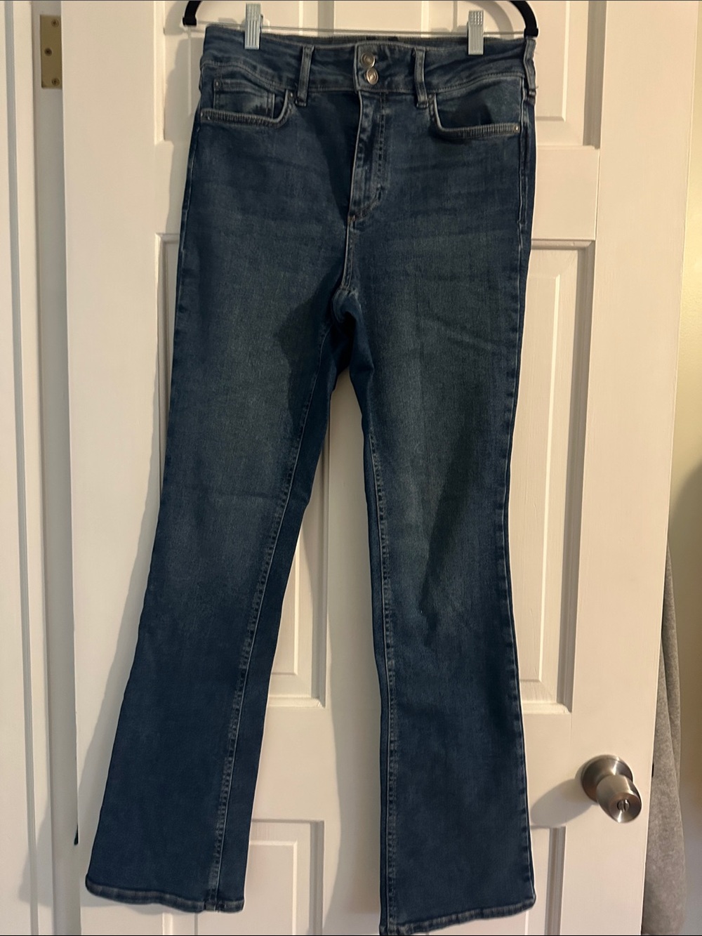 We The Free Dark Blue Flare Jeans